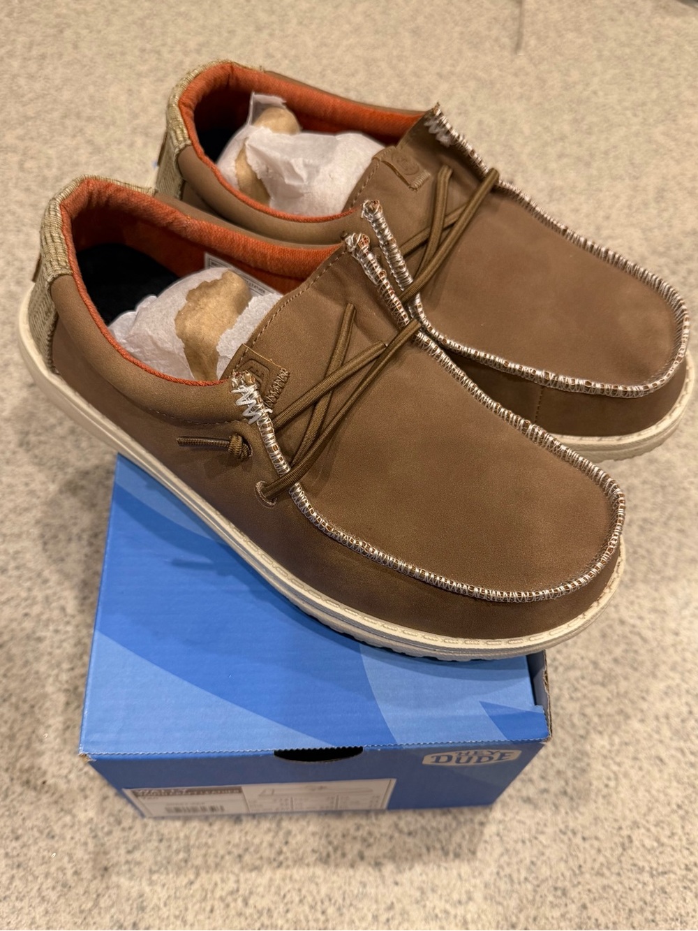 Hey Dude Wally Leather Shoes